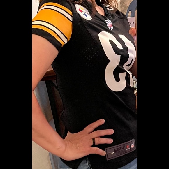 Pittsburgh STEELERS JERSEY POLAMALU RETIRED CONTOURED WOMENS CUT - Picture 3 of 16